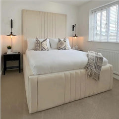 ARORA HIGH HEADBOARD PANEL BED