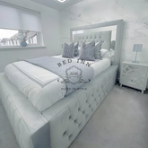 Charlotte Mirror Bed by Bed Innovation Limited – Luxury, Elegance, and Custom Comfort for Modern Bedrooms.