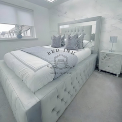 Charlotte Mirror Bed by Bed Innovation Limited – Luxury, Elegance, and Custom Comfort for Modern Bedrooms.