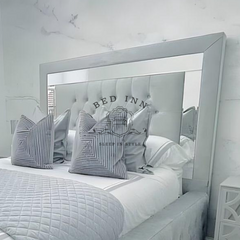 Charlotte Mirror Bed by Bed Innovation Limited – Luxury, Elegance, and Custom Comfort for Modern Bedrooms.