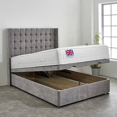 Clever Storage Solution: Cubed Divan Lift-Up Bed.