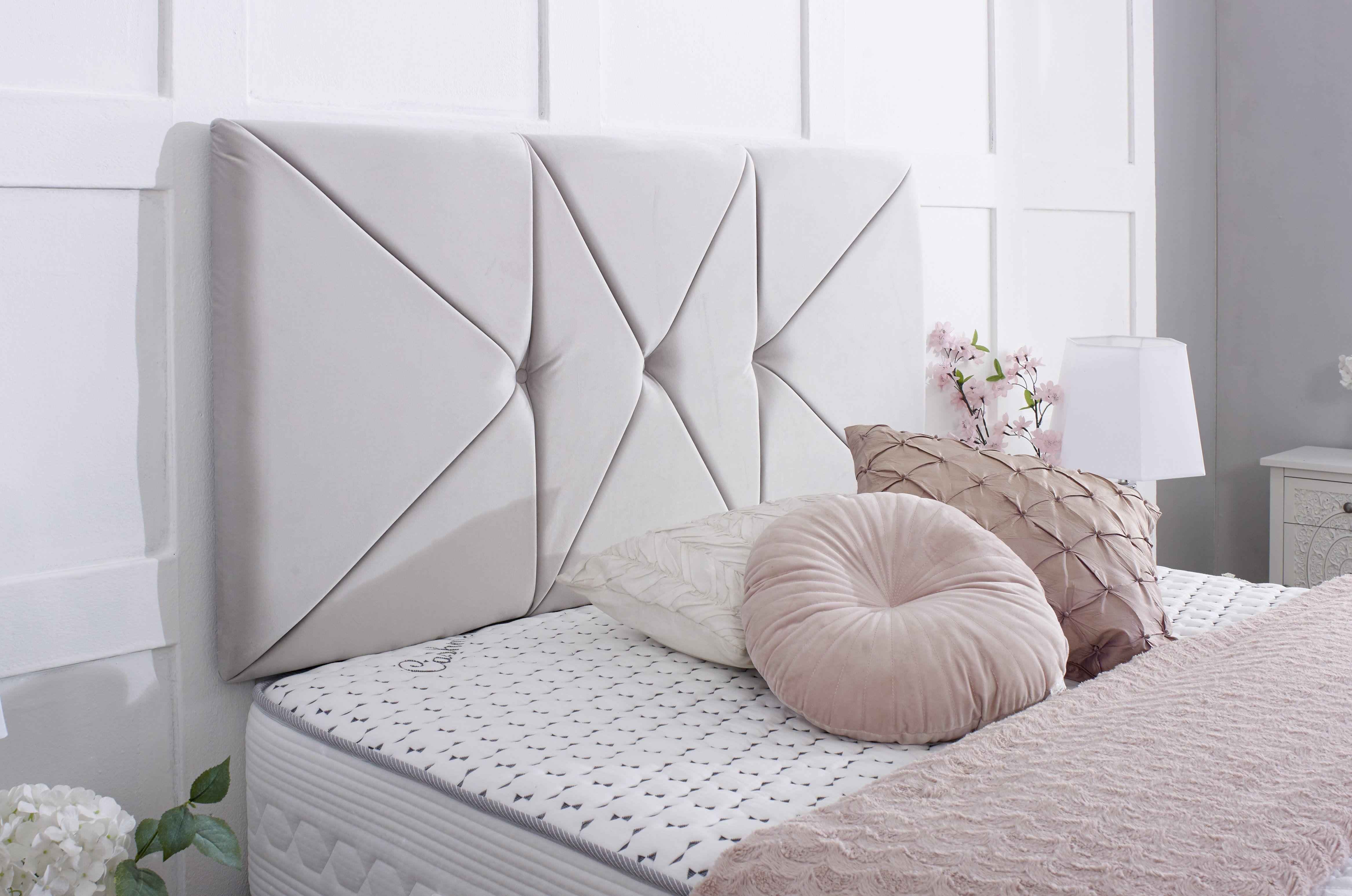 Prague Upholstered Button Headboard by Bed Innovation - Bed Innovation Limited