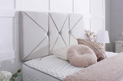 Prague Upholstered Button Headboard by Bed Innovation - Bed Innovation Limited