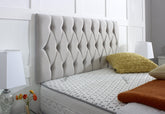 Bed Innovation Belgravia Upholstered Button Headboard