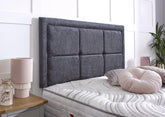 Bed Innovation Lisbon Button Headboard with Border