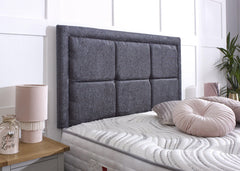 Bed Innovation Lisbon Button Headboard with Border