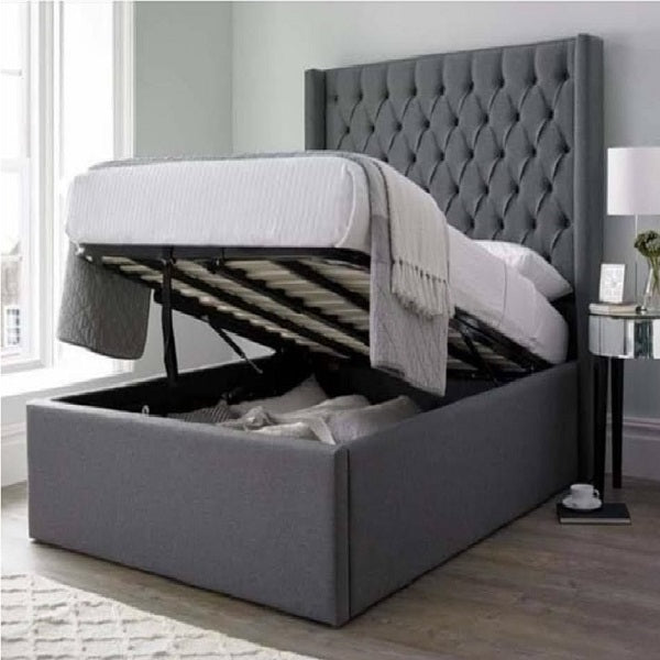Effortless Organization: Oxford Wing Storage Lift-Up Bed.