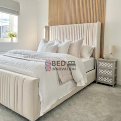 Toronto Panel Wing Bed | Luxury Wingback Bed | Bed Innovation UK
