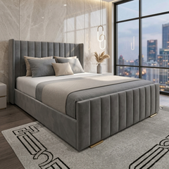 Zara Wingback Ottoman Bed | Upholstered Storage Wingback Bed UK | Bed Innovation