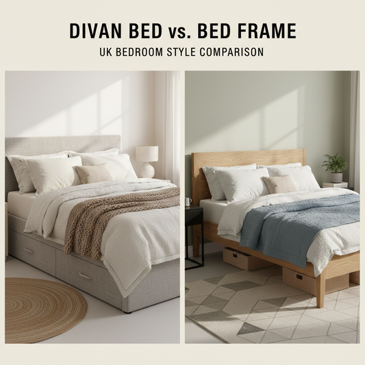 Divan Bed vs Bed Frame UK: Which Is Better for Your Bedroom?