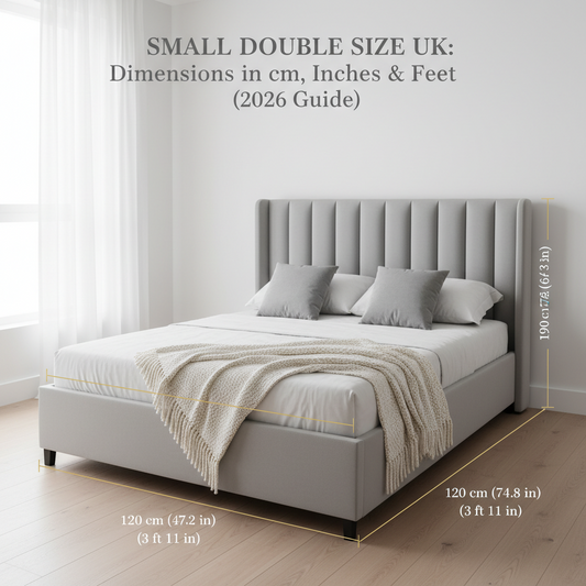 Small Double Bed Size UK: Dimensions in cm, Inches & Feet (2026 Guide)
