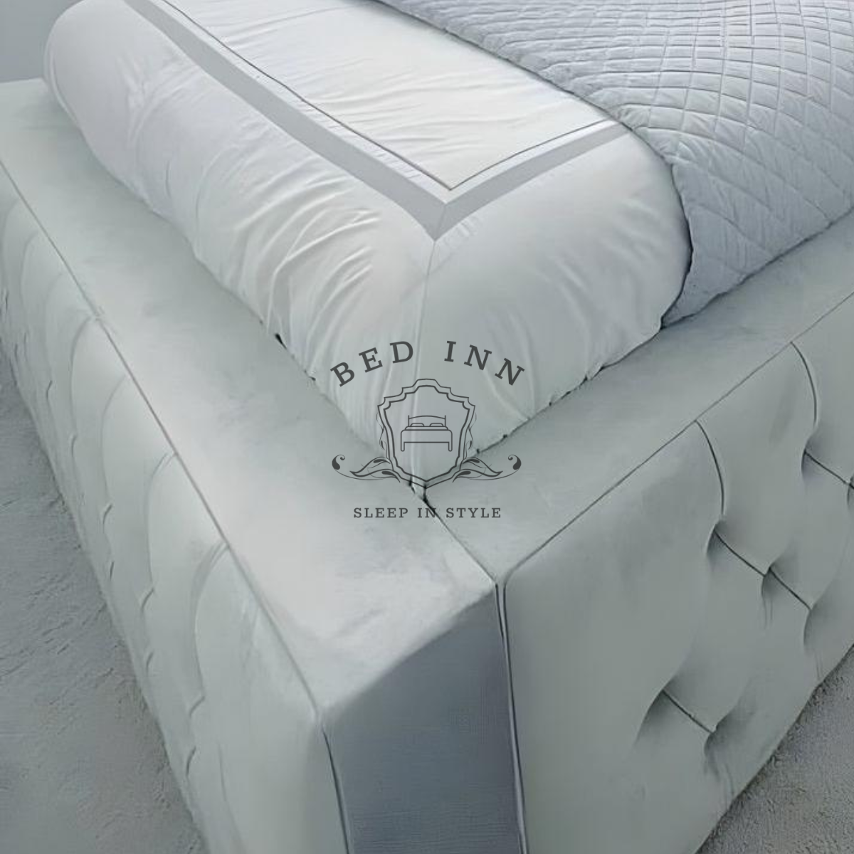 Charlotte Mirror Bed by Bed Innovation Limited – Luxury, Elegance, and Custom Comfort for Modern Bedrooms.