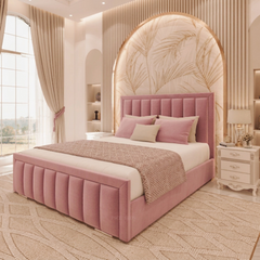 Canopy Princess Bed | Luxury Upholstered Canopy Bed Frame UK | Bed Innovation