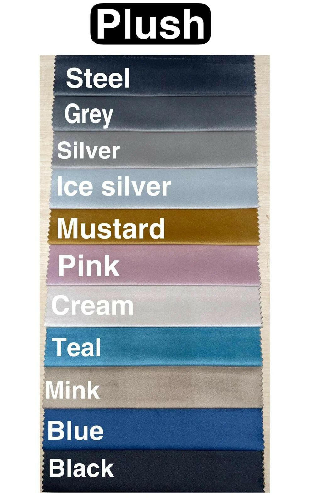 A collection of fabric swatches showcasing various textures and colors for design inspiration.