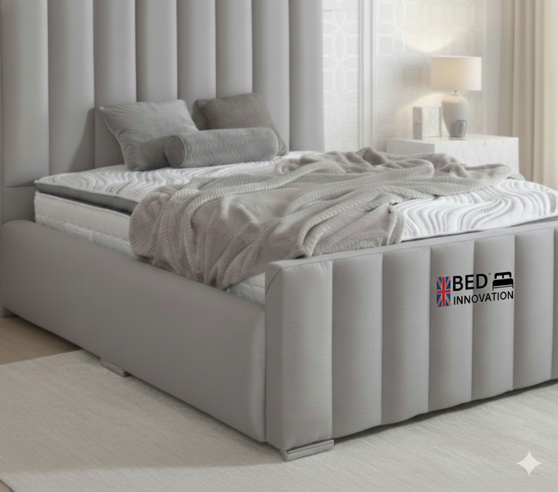 Athens Panel Bed by Bed Innovation - Premium Quality, Luxury Design & Comfort for Modern Bedrooms - Bed Innovation Limited