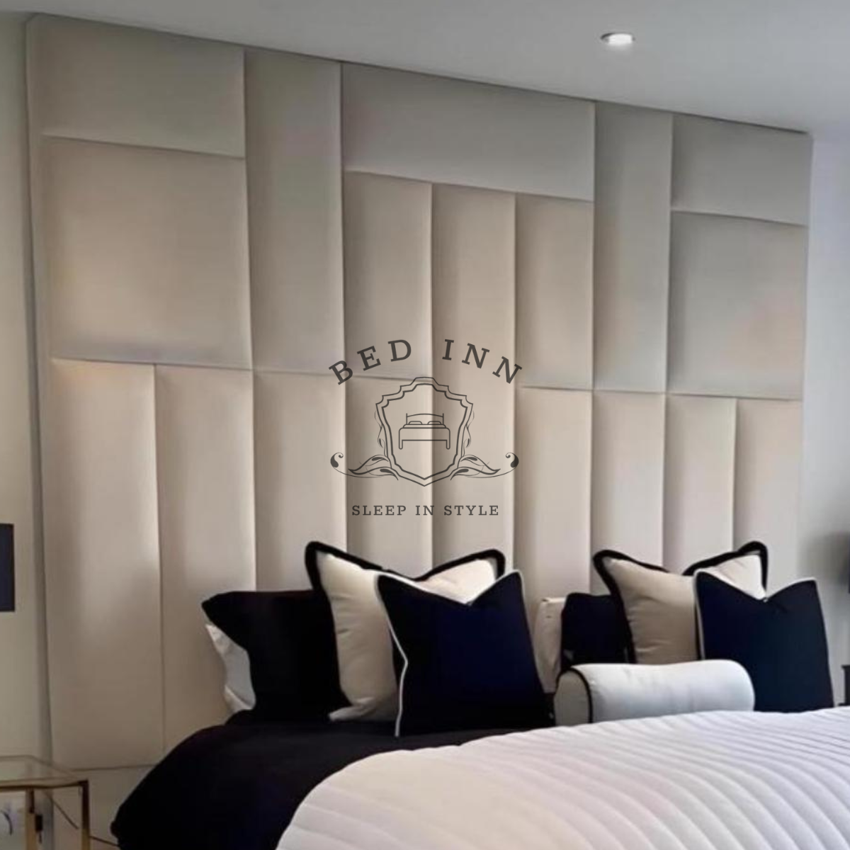 Giselle Bespoke Panel Bed by Bed Innovation Limited – A Luxurious & Stylish Mirror Bed.