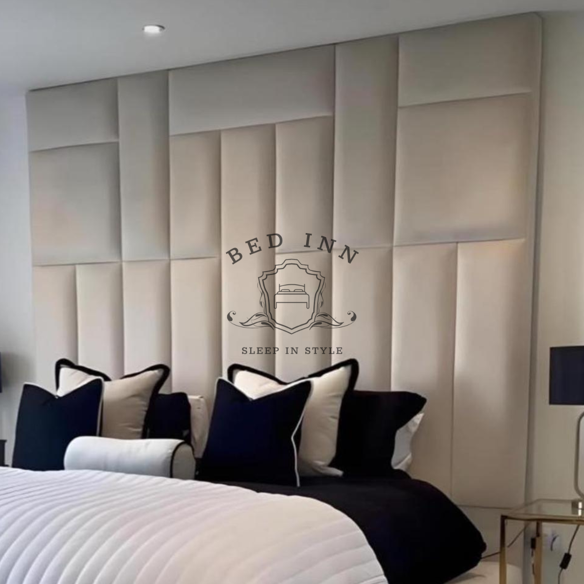 Giselle Bespoke Panel Bed by Bed Innovation Limited – A Luxurious & Stylish Mirror Bed.