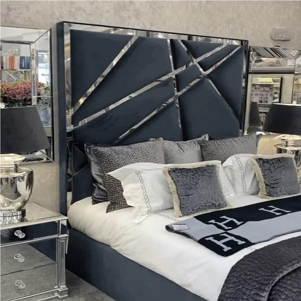 Glamorous Reflection: Chanel Mirror Bed.