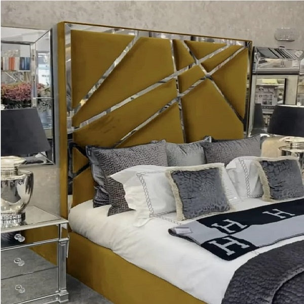 Glamorous Reflection: Chanel Mirror Bed.