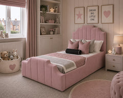 Luna Kids Bed | Fun Upholstered Children's Bed Frame UK | Bed Innovation