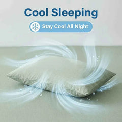 Bamboo Cooling Pillowcase Set (2-Pack) - Breathable &amp; Moisture-Wicking for Hot Sleepers