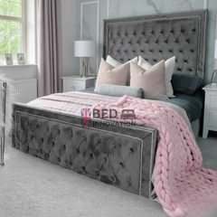 Timeless Elegance: Chelsea beaded bed by bed innovation limited