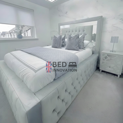 Charlotte Mirror Bed | Luxury Mirror Bed Frame | Bed Innovation UK