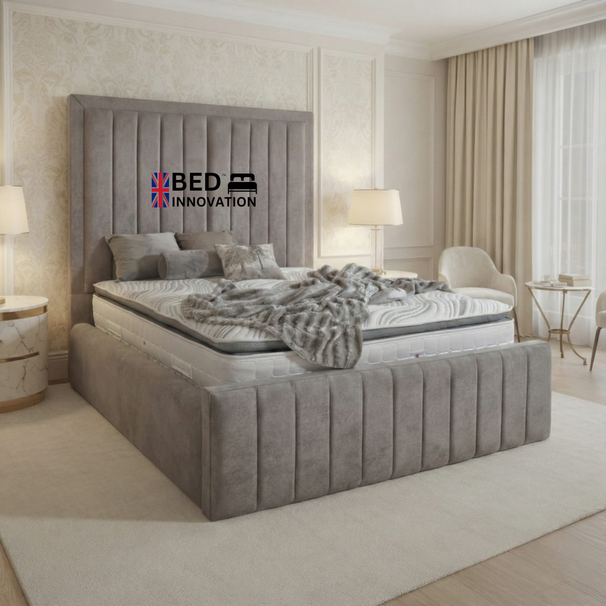Dior Bed by Bed Innovation - Premium Quality, Luxury Design, Ultimate Comfort for Modern Bedrooms - Bed Innovation Limited