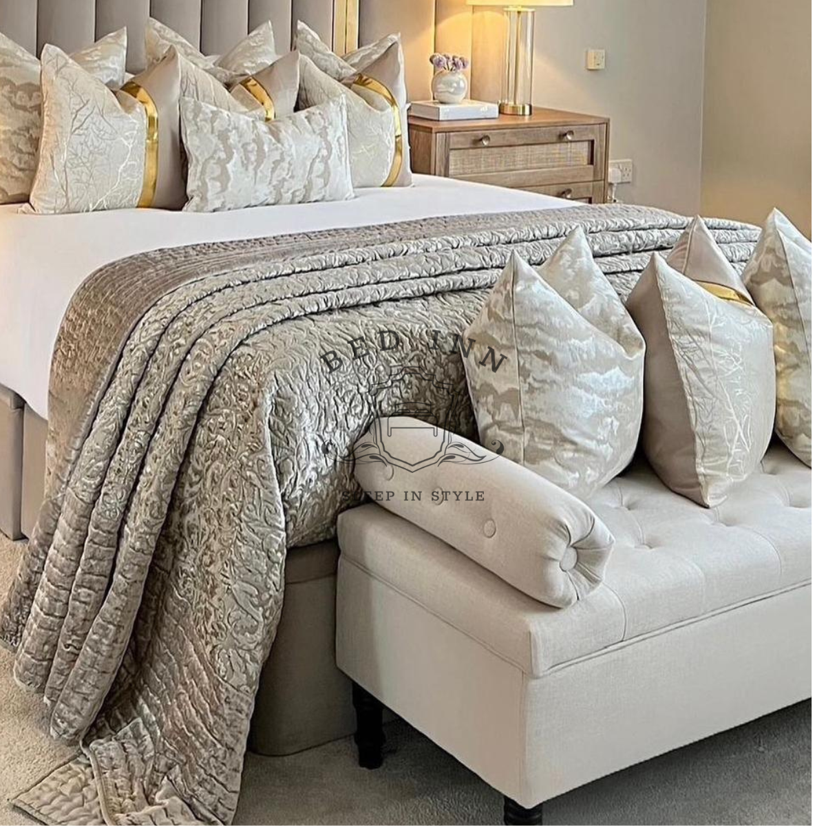 Prada Mirror Bed - Luxurious, Stylish, and Modern Mirror Bed for Elegant Bedrooms by Bed Innovation Limited.