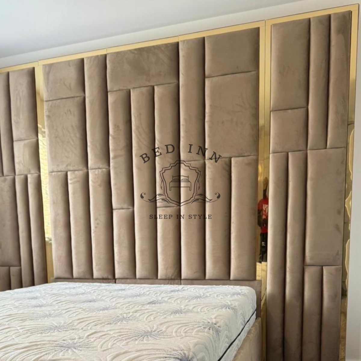 Prada Mirror Bed - Luxurious, Stylish, and Modern Mirror Bed for Elegant Bedrooms by Bed Innovation Limited.